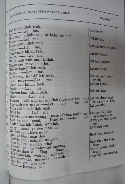 Dialect: Threlkeld c1827, Imperative sentences